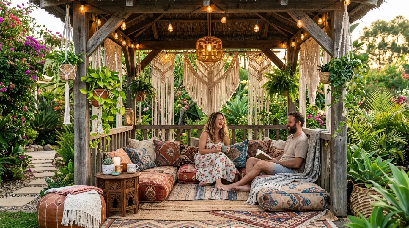Gazebo Dining Setup